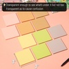 image:imageMr Pen Transparent Glitter Sticky Notes 3x3 12 Pads 600 Sheets  Colorful Plastic Glitter Sticky Notes Bulk SelfStick Note Pads for Women Office School Home Study amp OrganizationBoho