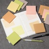 image:imageMr Pen Transparent Glitter Sticky Notes 3x3 12 Pads 600 Sheets  Colorful Plastic Glitter Sticky Notes Bulk SelfStick Note Pads for Women Office School Home Study amp OrganizationBoho