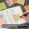 image:imageMr Pen Transparent Glitter Sticky Notes 3x3 12 Pads 600 Sheets  Colorful Plastic Glitter Sticky Notes Bulk SelfStick Note Pads for Women Office School Home Study amp OrganizationBoho