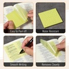image:imageMr Pen Transparent Glitter Sticky Notes 3x3 12 Pads 600 Sheets  Colorful Plastic Glitter Sticky Notes Bulk SelfStick Note Pads for Women Office School Home Study amp OrganizationBoho