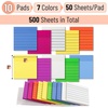 image:imageMr Pen Transparent Sticky Notes 3x3 10 Pads 7X Lined 3X Blank  500 Sheets Lined Transparent Sticky Notes WaterResistant See Through SelfAdhesive Note Pads for Bible Journaling