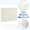 image:imageMr Pen Transparent Sticky Notes 5 x 7 10 Pads 500 Sheets  Large Clear Sticky Notes Waterproof SelfAdhesive Clear Note Pads for Bible Journaling and Studying Easy to Peel500 Sheets