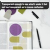 image:imageMr Pen Transparent Sticky Notes Set 150 Sheets  Transparent Sticky Notes with Black Fineliner Pen for Bible Study Office School Planning Journaling amp Organization