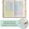 image:imageMr Pen Transparent Sticky Notes Set 1650 Sheets  Transparent Sticky Notes Tabs for Bible Study Office School Planning Journaling amp Organization