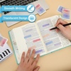 image:imageMr Pen Transparent Sticky Notes Tabs 600 pcs  Transparent Pop Up Writable Colored Book Index Tab File Flags Self Adhesive Divider Sticker for Notebook Office School
