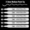 image:imageMr Pen White Paint Pen 6 Pack WaterBased Acrylic Paint Marker