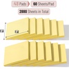 image:imageMr Pen Yellow Sticky Notes 3x3 48 Pads 2880 Sheets  Bulk Sticky Notes SelfStick Note Pads Perfect for Office School Home Study amp Organization
