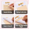 image:imageMr Pen to Do List Sticky Notes 4 x 6 4 Pads 200 Sheets  Self Adhesive Memo Sticky Notes Notepad Daily To Do Note Pad with Line for Home Office School Planner Reminder Supplies
