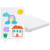 image:imageMr Pen Blank Hardcover Books for Kids 7 x 10 6 Pack 40 SheetsPack  White Blank Books for Kids to Write Stories85 x 11  80 Pages  3 Pack