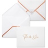 image:imageMr Pen Blank Thank You Cards with Envelopes 20 Pack 4x6  Gold Foil Thank You Notes with Envelopes White Wedding Thank You Cards Wedding Thank You Note Cards