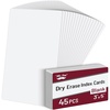 image:imageMr Pen Dry Erase Index Cards 3x5 45 Pack Laminated on One Side  Blank Note Cards Reusable Dry Erase Blank Flashcard Sheets for School Office Chores ToDo Lists Study Supplies3x5 inches