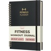 image:imageMr Pen Fitness Workout Journal for Women amp Men A555 x 82  160 Pages Spiral Black Workout Log Book Planner for Tracking Progress