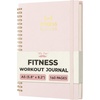 image:imageMr Pen Fitness Workout Journal for Women amp Men A555 x 82  160 Pages Spiral Blush Workout Log Book Planner for Tracking Progress