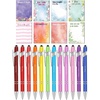 image:imageMr Pen Inspirational Sticky Notes and Stylus Pens 20 Pack  3 x 4 Sticky Notes 8 Pads 240 Sheets 12 Black Ink Pens with Stylus Tips Great for RemindersInspiration