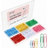 image:imageMr Pen Paper Clips 400 pcs Assorted Sizes 1 13 2  Cute Colorful Paper Clips with Storage Box Large and Small for Bookmark Office School DIY Business Card Holders