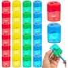 image:imageMr Pen Pencil Sharpeners Manual 24 Pack Dual Hole Colorful  Bulk Handheld Pencil Sharpener Compatible with Standard and Jumbo Pencils Snapon Lid Stainless Steel Blade