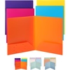 image:imageMr Pen Plastic Folders with Pockets 5 pcs  Aesthetic File Folder with Business Card Slot 2Pocket Folder Back to School Office Filing SuppliesBright Colors