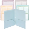 image:imageMr Pen Plastic Folders with Pockets and Prongs 5 Pack Letter Size  Pastel Colors 2 Inner Pockets 3 Prongs Folder
