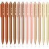 image:imageMr Pen Retractable Gel Pens 12 Pack Colorful Ink Fine Point 07mm  Fast Dry Smooth Writing Cute Pens for Drawing Writing Planner and School SuppliesNatural Barrels  Black Ink