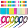 image:imageMr Pen Small Sticky Notes Set Index Tabs Highlighter Tape  Mini SelfStick Sticky Pads for Bible Study Office School Planning Journaling amp Organization