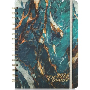 image:image2026 Planner Weekly and Monthly Calendar Planner for Women  Jan 2026  Dec 2026 Hardcover Planning Agenda book Spiral Bound Inner Pocket 63 x 85Marble Blue