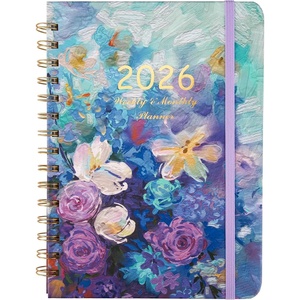 image:image2026 Planner Weekly and Monthly Calendar Planner for Women  Jan 2026  Dec 2026 Hardcover Planning Agenda book Spiral Bound Inner Pocket 63 x 85Spring Floral