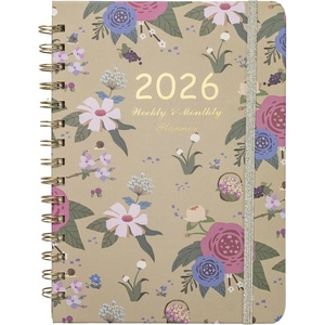 image:image2026 Planner Weekly and Monthly Calendar Planner for Women  Jan 2026  Dec 2026 Hardcover Planning Agenda book Spiral Bound Inner Pocket 63 x 85Spring Meadow
