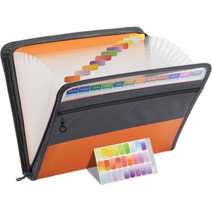image:imageMr Pen Accordion File Organizer 13 Pockets Orange  Letter A4 Paper Document Accordion Folder Expanding File Folder with Sticky Labels Accordion File Folder Document Organizer
