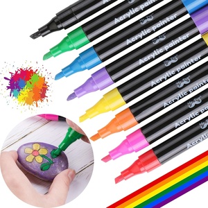image:imageMr Pen Acrylic Paint Marker Pens 8 Colors  Acrylic Paint Pens for Rocks Painting Glass Wood Ceramic Fabric Canvas Mugs Scrapbooking Rock Painting Pens Rock Art