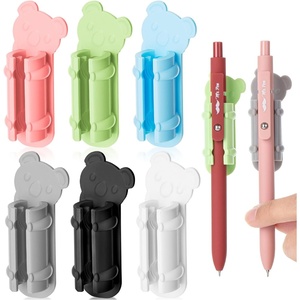 image:imageMr Pen Adhesive Pen Holders 6 Pack  Colorful Koala Shaped Silicone Pen Holder for Wall Pencil Clips Compatible with 027079 Pencils Markers
