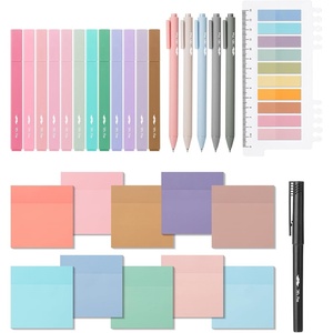 image:imageMr Pen Aesthetic Book Annotation Kit 38 pcs  12 No Bleed Aesthetic Highlighters 5 Gel Pens Black Ink 700 Transparent Sticky Notes amp Tabs for Study Bible JournalingEarthy Dream