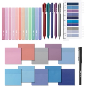 image:imageMr Pen Aesthetic Book Annotation Kit 38 pcs  12 No Bleed Aesthetic Highlighters 5 Gel Pens Black Ink 700 Transparent Sticky Notes amp Tabs for Study Bible JournalingOuter Space