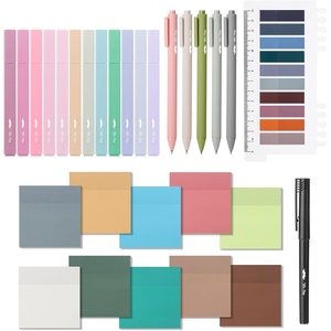 image:imageMr Pen Aesthetic Book Annotation Kit 38 pcs  12 No Bleed Aesthetic Highlighters 5 Gel Pens Black Ink 700 Transparent Sticky Notes amp Tabs for Study Bible JournalingMoss  Mist
