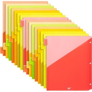 image:imageMr Pen Binder Dividers with Pockets and Tabs 16 Pack Colorful  3 Ring Binder Dividers with Tabs and Pockets on Both SidesCitrus Fresh