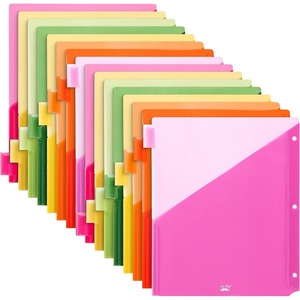 image:imageMr Pen Binder Dividers with Pockets and Tabs 16 Pack Colorful  3 Ring Binder Dividers with Tabs and Pockets on Both SidesFloral Meadow