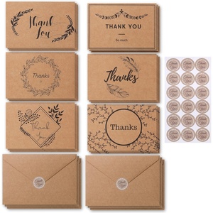 image:imageMr Pen Blank Thank You Cards with Envelopes 18 Pack 4x6  Thank You Notes with Envelopes Black Wedding Thank You Cards Wedding Thank You Note Cards Baby Shower Thank You CardsBrown Kraft