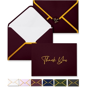 image:imageMr Pen Blank Thank You Cards with Envelopes 20 Pack 4x6  Gold Foil Thank You Notes with Envelopes Black Wedding Thank You Cards Wedding Thank You Note Cards Fathers Day GiftDark Red