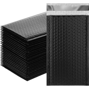 image:imageMr Pen Bubble Mailers 5x95 Inch Black 25 Pack  Self Seal Shipping Bags Packaging Bags Bubble Envelopes Envelope Mailers Padded Mailers Bubble Packaging Envelopes