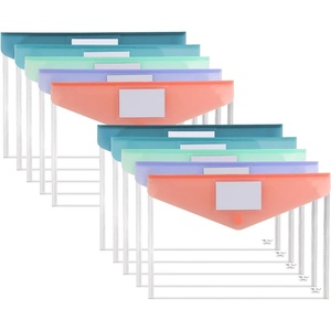 image:imageMr Pen Clear Plastic Envelopes File Folders 20 Pack A4 Letter Size  Colorful Flaps Clear Folders for Documents Plastic Poly Envelopes with Label for School Home Work Office OrganizerSoft Warmth