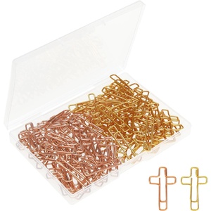 image:imageMr Pen Cross Paper Clips 100 Pcs Gold and Rose Gold  Bible and Journal Clips Bible Study and Christian Journaling Supplies