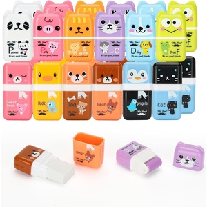 image:imageMr Pen Cute Animal Eraser with Clean Up Roller and Cover 24 Pack LatexFree Bulk Pencil Erasers for Teens amp Kids Teacher Classroom School Supplies Party Favor