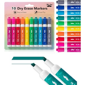 image:imageMr Pen Dry Erase Markers 10 Pack Assorted Colors Low Odor Ink  Chisel Tip White Board Markers Dry Erase Ideal for Classroom Back to School Supplies Teachers Office Whiteboard amp HomeVibrant 2