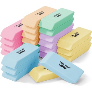 image:imageMr Pen Erasers 24 Pack Pastel Colors Pencil Eraser Erasers for Pencils