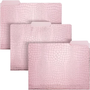 image:imageMr Pen File Folders 94 x 117 3 Pack Leather Design  Letter Size File Folders Office File Folder Filing Folders Files Folder File Folders with Tabs
