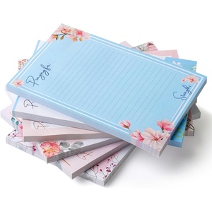 image:imageMr Pen Floral Lined Sticky Notes 4 x 6 6 Pads 60 SheetsPad  Large Aesthetic Sticky Notes with Lines Ruled Post Stickies Memo Pads SelfStick Note Pad for Office School Home Study