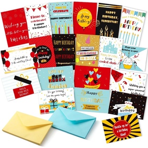 image:imageMr Pen Happy Birthday Cards with Envelopes 48 Pack 375 x 52  Animal Design Blank Inside Assorted Birthday Cards Bulk for KidsEpic Boy Birthday