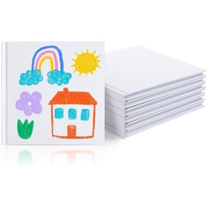 image:imageMr Pen Hardcover Blank Books 5x5 6 pcs 40 Sheets  White Blank Books for Kids to Write Stories Blank Notebooks for Kids Mini Notebooks for Kids