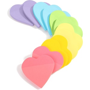 image:imageMr Pen Heart Sticky Notes 285x285 12 Pads 720 Sheets Pastel Color  Heart Shaped Sticky Notes Bulk Cute SelfStick Note Pads Perfect for Office School Home Study amp OrganizationPastel