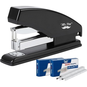 image:imageMr Pen Heavy Duty Stapler with Staples 3600 Staples 38  60 Sheet Capacity Desktop Stapler for Students Office Supplies Ergonomic Design for Comfortable Use JamFree