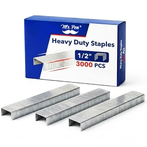 image:imageMr Pen Heavy Duty Staples 3000 pcs 100 Sheet Capacity  12Inch Leg Length Staples for Heavy Duty Staplers Ideal for for Upholstery Construction FurnitureStaples
